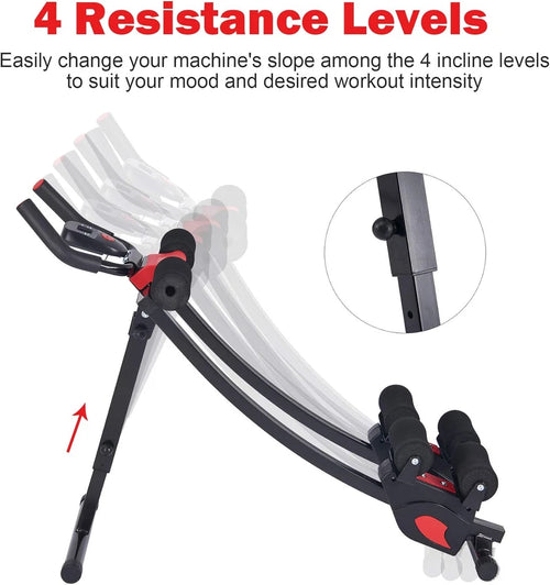 Home Fitness Abdominal Trainer | Core Strength Training Equipment | Ab Exercise Machine